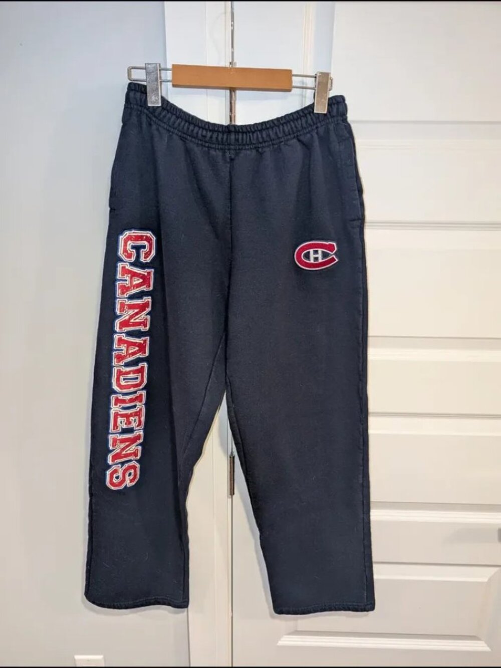Montreal Canadiens NHL Hockey Navy Sweatpants - Large